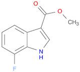 1H-INDOLE-3-CARBOXYLIC ACID,7-FLUORO-,METHYL ESTER