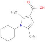 1-Cyclohexyl-2,5-dimethyl-1H-pyrrole-3-carboxylic acid