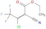 ethyl (2E)-3-chloro-2-cyano-4,4,4-trifluorobut-2- enoate