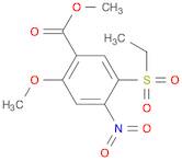 methyl 5-(ethylsulphonyl)-4-nitro-o-anisate