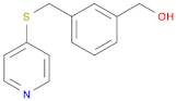 [3-[[(PYRIDIN-4-YL)THIO]METHYL]PHENYL]METHANOL