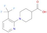 1-[3-(Trifluoromethyl)pyridin-2-yl]piperidine-4-carboxylic acid