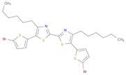 5,5'-Bis(5-bromo-2-thienyl)-4,4'-dihexyl-2,2'-bithiazole