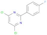 4,6-DICHLORO-2-(4-FLUOROPHENYL)PYRIMIDINE