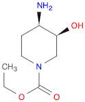 ethyl cis-4-amino-3-hydroxypiperidine-1-carboxylate