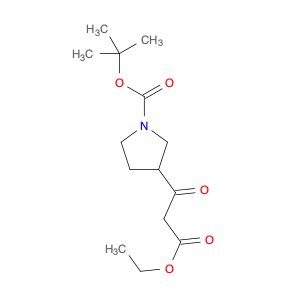 tert-butyl 3-(3-ethoxy-3-oxopropanoyl)pyrrolidine-1-carboxylate