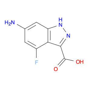 6-AMINO-4-FLUORO-3-(1H)INDAZOLE CARBOXYLIC ACID