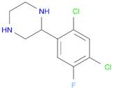 2-(2,4-DICHLORO-5-FLUOROPHENYL)PIPERAZINE