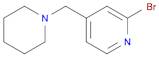 2-BROMO-4-(1-PIPERIDINOMETHYL)PYRIDINE