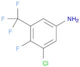 3-CHLORO-4-FLUORO-5-(TRIFLUOROMETHYL)ANILINE