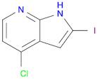 1H-Pyrrolo[2,3-b]pyridine, 4-chloro-2-iodo-