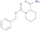 1-Piperidinecarboxylic acid, 2-(aminocarbonyl)-, phenylmethyl ester