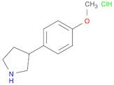 3-(4-METHOXY-PHENYL) PYRROLIDINE HCL