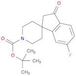 TERT-BUTYL 6-FLUORO-3-OXO-2,3-DIHYDROSPIRO[INDENE-1,4'-PIPERIDINE]-1'-CARBOXYLATE