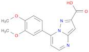 7-(3,4-Dimethoxyphenyl)pyrazolo[1,5-a]pyrimidine-2-carboxylic Acid