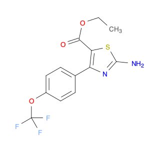 Ethyl 2-amino-4-(4-(trifluoromethoxy)phenyl)thiazole-5-carboxylate