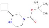 tert-butyl 3-cyclobutylpiperazine-1-carboxylate