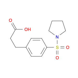 3-[4-(PYRROLIDIN-1-YLSULFONYL)PHENYL]PROPANOIC ACID