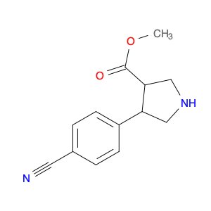 Methyl 4-(4-cyanophenyl)-3-pyrrolidinecarboxylate