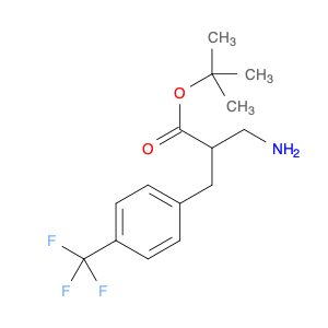 tert-Butyl 2-(aminomethyl)-3-(4-(trifluoromethyl)phenyl)propanoate