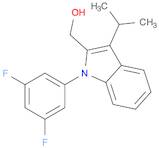 1-(3',5'-Difluorophenyl)-2-hydroxymethyl-3-isopropylindole