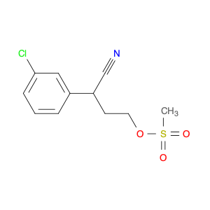 3-(3-Chlorophenyl)-3-cyanopropyl methanesulfonate