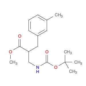 2-(tert-butoxycarbonylamino-methyl)-3-m-tolyl-propionic acid methyl ester