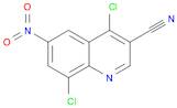 4,8-Dichloro-6-nitroquinoline-3-carbonitrile