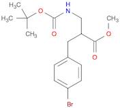 Methyl 2-(4-bromobenzyl)-3-((tert-butoxycarbonyl)amino)propanoate