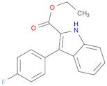 Ethyl 3-(4-fluorophenyl)-1H-indole-2-carboxylate