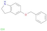 5-BENZYLOXY-INDOLINE HCL