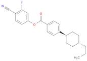 3-Fluoro-4-cyanophenyl trans-4-(4-n-propylcyclohexyl)-benzoate