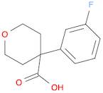 4-(3-FLUORO-PHENYL)-TETRAHYDRO-PYRAN-4-CARBOXYLIC ACID