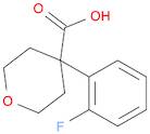 4-(2-FLUORO-PHENYL)-TETRAHYDRO-PYRAN-4-CARBOXYLIC ACID