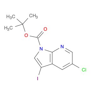 5-Chloro-3-Iodo-Pyrrolo[2,3-B]Pyridine-1-Carboxylic Acid Tert-Butyl Ester