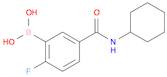 5-(CYCLOHEXYLCARBAMOYL)-2-FLUOROBENZENEBORONIC ACID