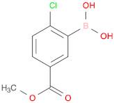 2-CHLORO-5-(METHOXYCARBONYL)BENZENEBORONIC ACID 98