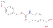 3-FLUORO-4-[(4-METHOXYBENZYLOXY)CARBONYLAMINO]BENZENEBORONIC ACID 98