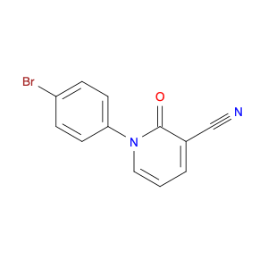 1-(4-Bromophenyl)-2-oxo-1,2-dihydropyridine-3-carbonitrile