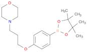 4-(3-(4-(4,4,5,5-tetramethyl-1,3,2-dioxaborolan-2-yl)phenoxy)propyl)morpholine