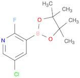 5-CHLORO-2-FLUOROPYRIDINE-3-BORONIC ACID PINACOL ESTER