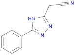 (5-phenyl-4H-1,2,4-triazol-3-yl)acetonitrile