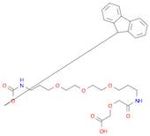 17-Oxo-6,9,12,19-tetraoxa-2,16-diazaheneicosanedioic acid 1-(9H-fluoren-9-ylmethyl) ester