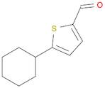 5-cyclohexylthiophene-2-carbaldehyde