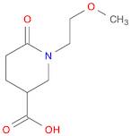 1-(2-methoxyethyl)-6-oxopiperidine-3-carboxylic acid