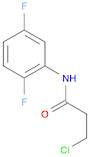 3-chloro-N-(2,5-difluorophenyl)propanamide