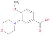 4-methoxy-3-(4-morpholinyl)benzoic acid