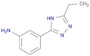 3-(5-ethyl-4H-1,2,4-triazol-3-yl)aniline