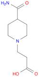 3-[4-(aminocarbonyl)-1-piperidinyl]propanoic acid