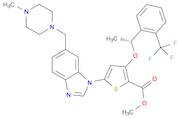 (R)-Methyl 5-(6-((4-Methylpiperazin-1-yl)Methyl)-1H-benzo[d]iMidazol-1-yl)-3-(1-(2-(trifluoroMet...